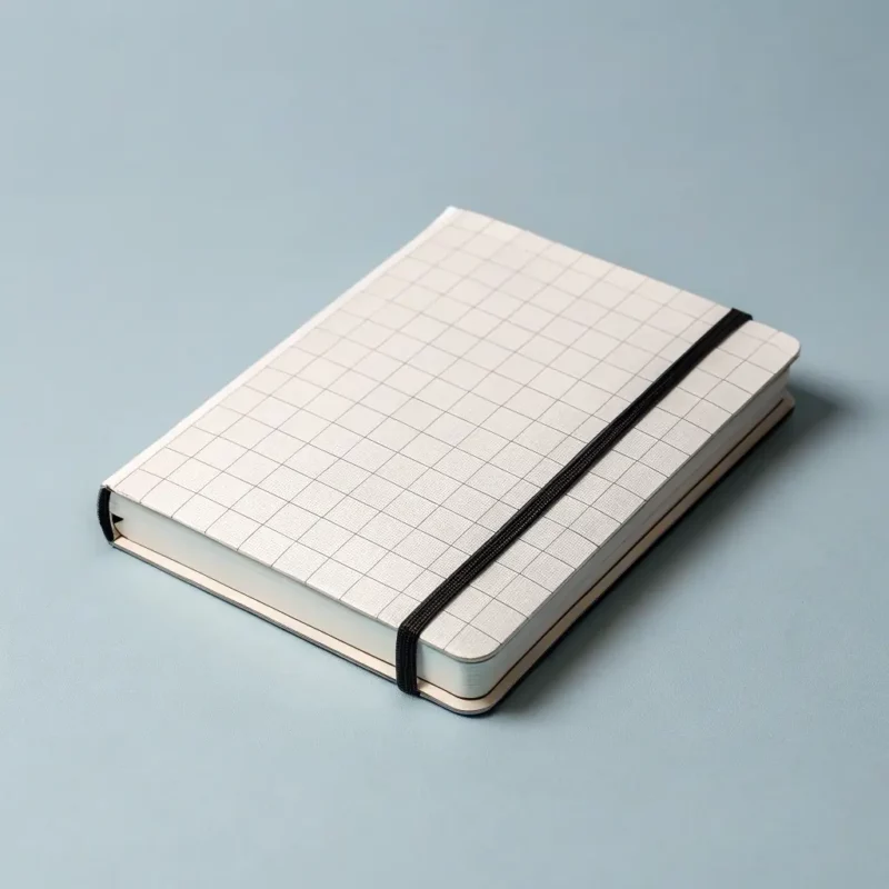 Grid Pattern Notebook