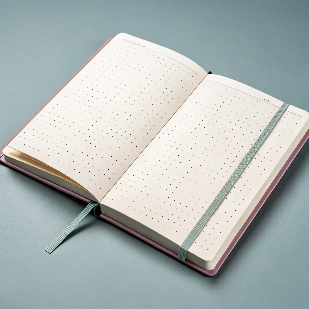 Bullet Journal with Dotted Pages