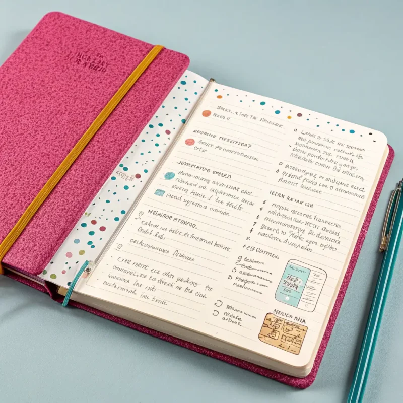 Bullet Journal with Dotted Pages